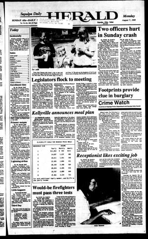 Sapulpa Daily Herald (Sapulpa, Okla.), Vol. 75, No. 280, Ed. 1 Monday, August 7, 1989