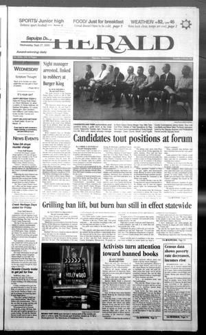 Sapulpa Daily Herald (Sapulpa, Okla.), Vol. 85, No. 319, Ed. 1 Wednesday, September 27, 2000