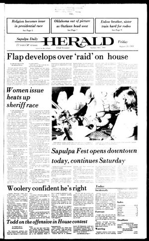 Sapulpa Daily Herald (Sapulpa, Okla.), Vol. 70, No. 296, Ed. 1 Friday, August 24, 1984