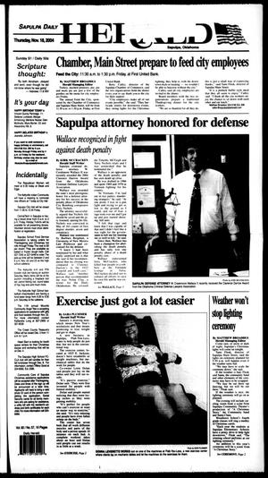 Sapulpa Daily Herald (Sapulpa, Okla.), Vol. 90, No. 57, Ed. 1 Thursday, November 18, 2004