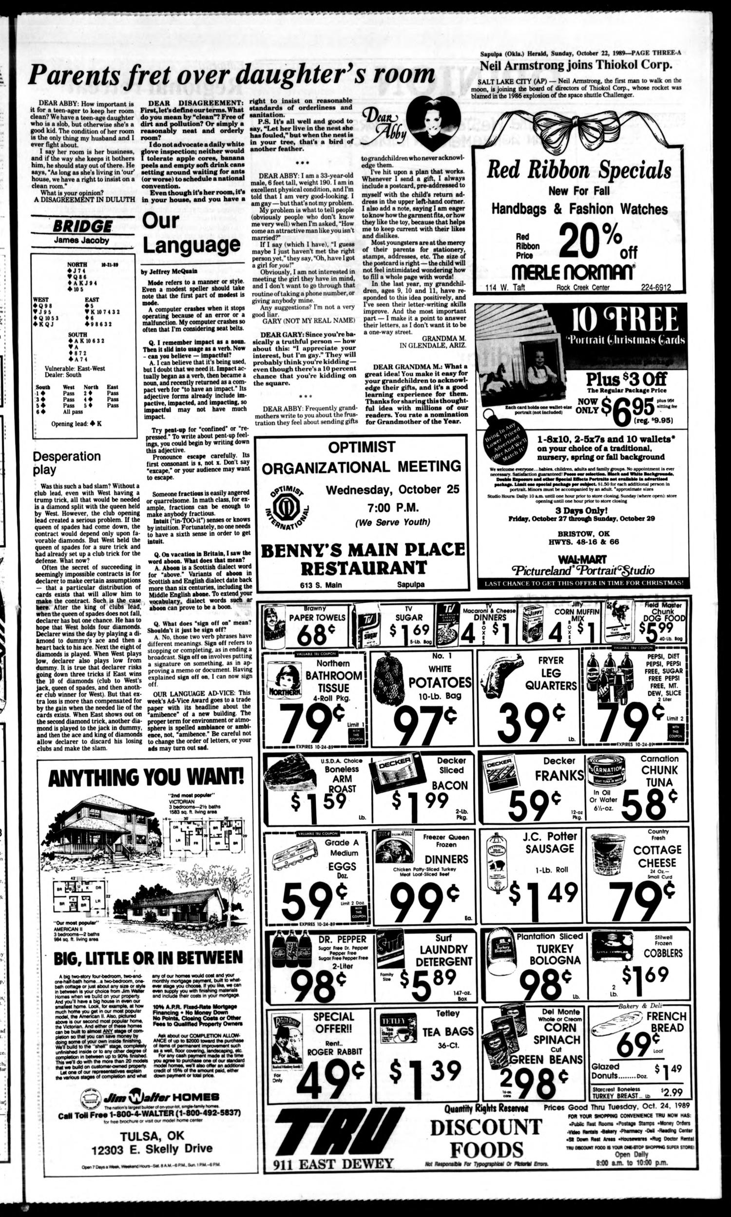 Sapulpa Daily Herald (Sapulpa, Okla.), Vol. 76, No. 33, Ed. 1 Sunday, October 22, 1989
                                                
                                                    [Sequence #]: 3 of 18
                                                