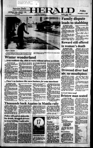 Sapulpa Daily Herald (Sapulpa, Okla.), Vol. 76, No. 74, Ed. 1 Friday, December 8, 1989