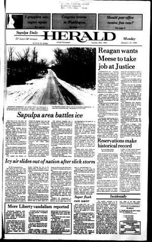 Sapulpa Daily Herald (Sapulpa, Okla.), Vol. 70, No. 112, Ed. 1 Monday, January 23, 1984