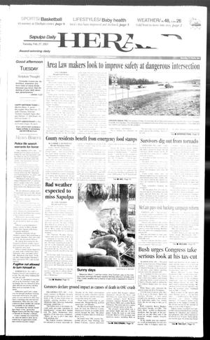 Sapulpa Daily Herald (Sapulpa, Okla.), Vol. 85, No. 142, Ed. 1 Tuesday, February 27, 2001