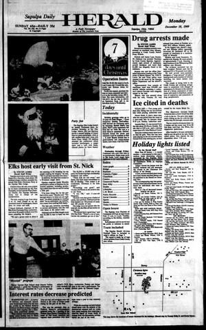 Sapulpa Daily Herald (Sapulpa, Okla.), Vol. 76, No. 82, Ed. 1 Monday, December 18, 1989