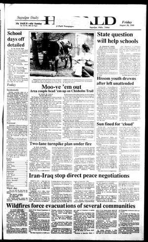Sapulpa Daily Herald (Sapulpa, Okla.), Vol. 74, No. 298, Ed. 1 Friday, August 26, 1988