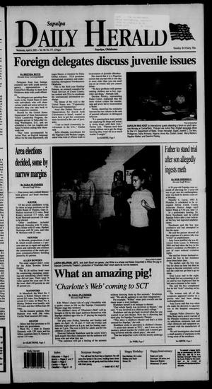 Sapulpa Daily Herald (Sapulpa, Okla.), Vol. 90, No. 177, Ed. 1 Wednesday, April 6, 2005