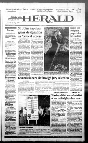 Sapulpa Daily Herald (Sapulpa, Okla.), Vol. 85, No. 319, Ed. 1 Tuesday, September 26, 2000