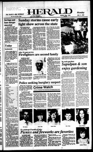 Sapulpa Daily Herald (Sapulpa, Okla.), Vol. 75, No. 250, Ed. 1 Monday, July 3, 1989