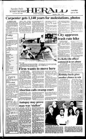 Sapulpa Daily Herald (Sapulpa, Okla.), Vol. 75, No. 185, Ed. 1 Tuesday, April 18, 1989