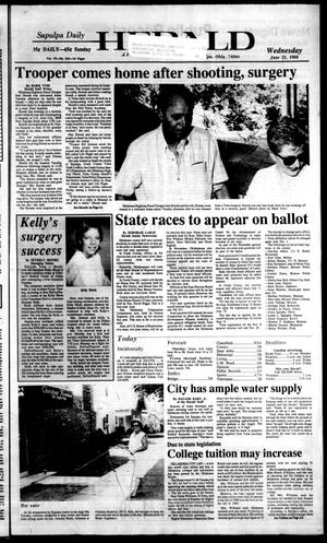 Sapulpa Daily Herald (Sapulpa, Okla.), Vol. 74, No. 242, Ed. 1 Wednesday, June 22, 1988