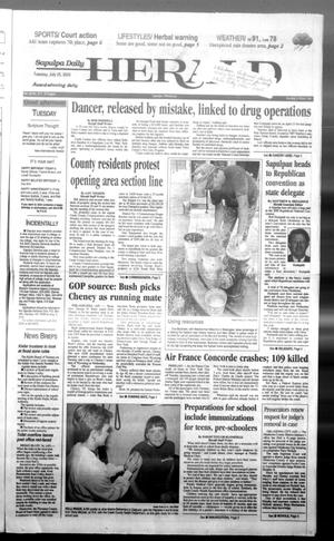 Sapulpa Daily Herald (Sapulpa, Okla.), Vol. 84, No. 271, Ed. 1 Tuesday, July 25, 2000