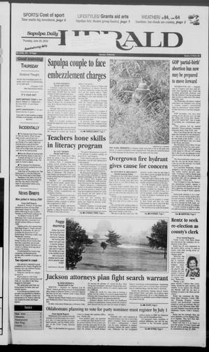 Sapulpa Daily Herald (Sapulpa, Okla.), Vol. 84, No. 248, Ed. 1 Thursday, June 29, 2000
