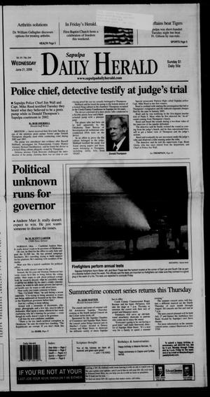 Sapulpa Daily Herald (Sapulpa, Okla.), Vol. 91, No. 242, Ed. 1 Wednesday, June 21, 2006