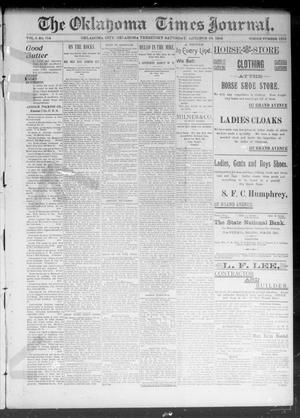 The Okahoma Times Journal. (Oklahoma City, Okla. Terr.), Vol. 5, No. 114, Ed. 1 Saturday, October 28, 1893