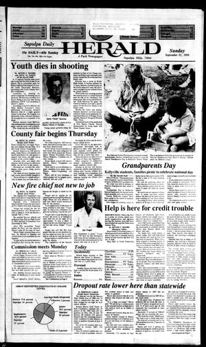 Sapulpa Daily Herald (Sapulpa, Okla.), Vol. 74, No. 311, Ed. 1 Sunday, September 11, 1988