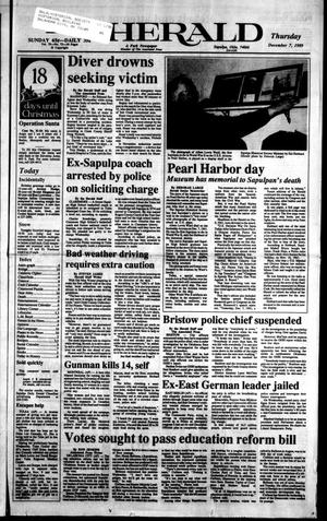 Sapulpa Daily Herald (Sapulpa, Okla.), Vol. 76, No. 73, Ed. 1 Thursday, December 7, 1989