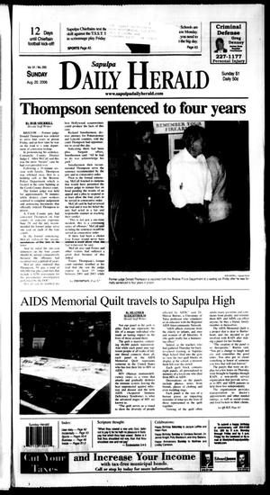 Sapulpa Daily Herald (Sapulpa, Okla.), Vol. 91, No. 295, Ed. 1 Sunday, August 20, 2006