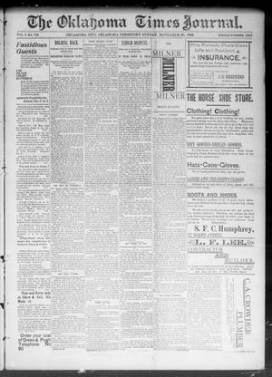 The Okahoma Times Journal. (Oklahoma City, Okla. Terr.), Vol. 5, No. 139, Ed. 1 Sunday, November 26, 1893