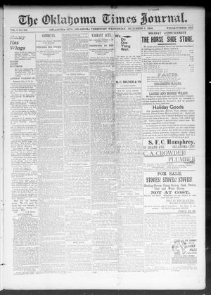 The Okahoma Times Journal. (Oklahoma City, Okla. Terr.), Vol. 5, No. 146, Ed. 1 Wednesday, December 6, 1893