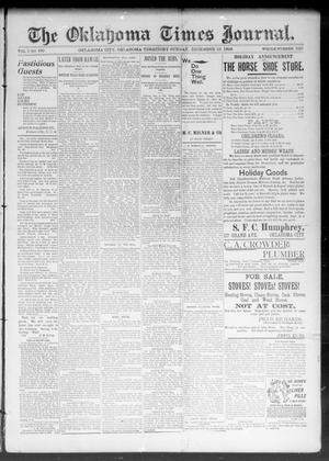 The Okahoma Times Journal. (Oklahoma City, Okla. Terr.), Vol. 5, No. 150, Ed. 1 Sunday, December 10, 1893