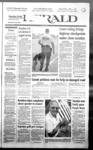 Sapulpa Daily Herald (Sapulpa, Okla.), Vol. 84, No. 261, Ed. 1 Tuesday, July 18, 2000