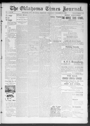 The Okahoma Times Journal. (Oklahoma City, Okla. Terr.), Vol. 5, No. 158, Ed. 1 Wednesday, December 20, 1893