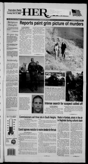 Sapulpa Daily Herald (Sapulpa, Okla.), Vol. 89, No. 33, Ed. 1 Tuesday, October 21, 2003