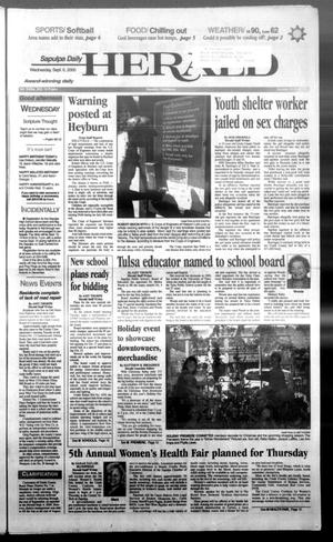 Sapulpa Daily Herald (Sapulpa, Okla.), Vol. 84, No. 302, Ed. 1 Wednesday, September 6, 2000