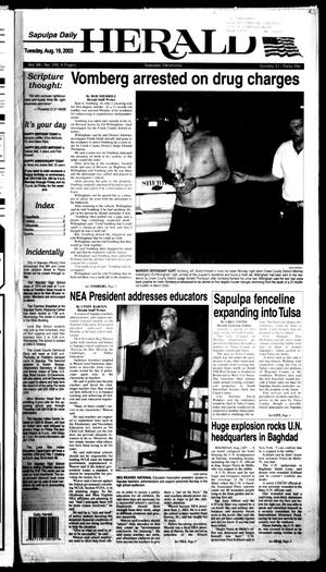 Sapulpa Daily Herald (Sapulpa, Okla.), Vol. 88, No. 290, Ed. 1 Tuesday, August 19, 2003
