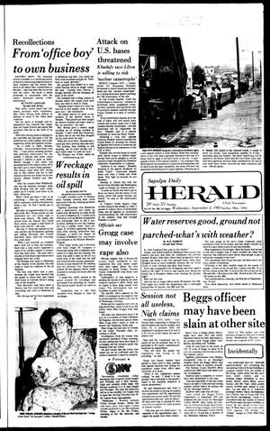 Sapulpa Daily Herald (Sapulpa, Okla.), Vol. 67, No. 302, Ed. 1 Wednesday, September 2, 1981