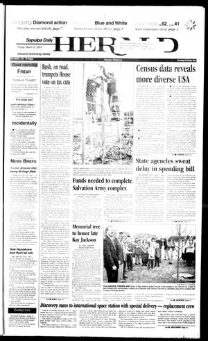 Sapulpa Daily Herald (Sapulpa, Okla.), Vol. 86, No. 151, Ed. 1 Friday, March 9, 2001