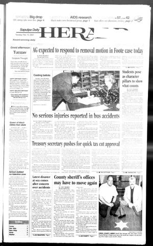 Sapulpa Daily Herald (Sapulpa, Okla.), Vol. 85, No. 130, Ed. 1 Tuesday, February 13, 2001