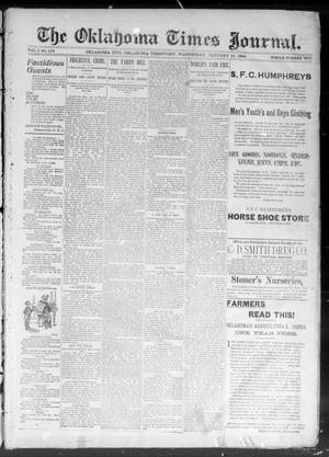 The Okahoma Times Journal. (Oklahoma City, Okla. Terr.), Vol. 5, No. 177, Ed. 1 Wednesday, January 10, 1894