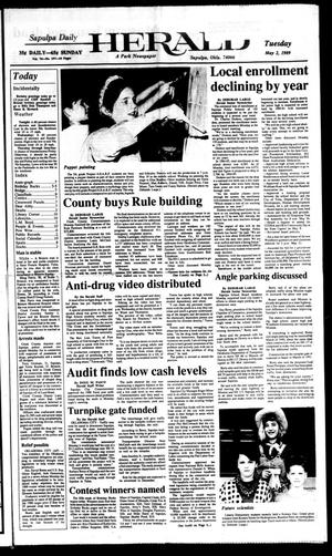 Sapulpa Daily Herald (Sapulpa, Okla.), Vol. 75, No. 197, Ed. 1 Tuesday, May 2, 1989