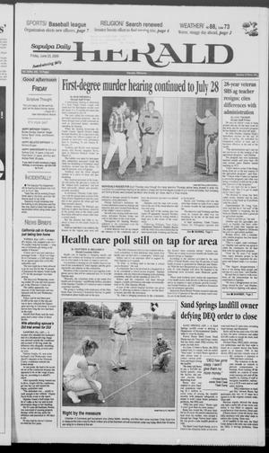 Sapulpa Daily Herald (Sapulpa, Okla.), Vol. 84, No. 243, Ed. 1 Friday, June 23, 2000