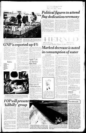 Sapulpa Daily Herald (Sapulpa, Okla.), Vol. 67, No. 135, Ed. 1 Thursday, February 19, 1981