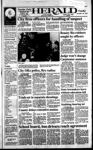 Sapulpa Daily Herald (Sapulpa, Okla.), Vol. 76, No. 83, Ed. 1 Tuesday, December 19, 1989