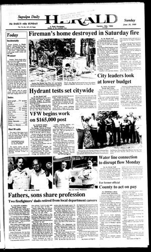 Sapulpa Daily Herald (Sapulpa, Okla.), Vol. 75, No. 237, Ed. 1 Sunday, June 18, 1989