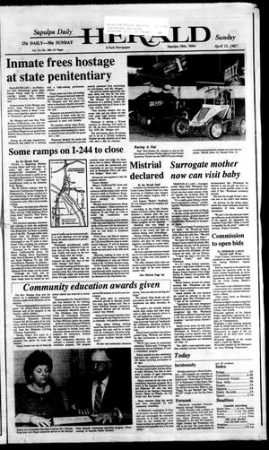 Sapulpa Daily Herald (Sapulpa, Okla.), Vol. 73, No. 180, Ed. 1 Sunday, April 12, 1987