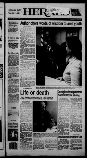 Sapulpa Daily Herald (Sapulpa, Okla.), Vol. 88, No. 251, Ed. 1 Friday, July 11, 2003