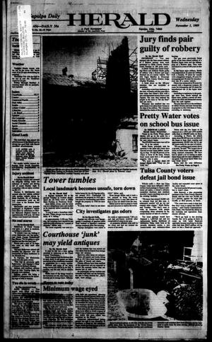 Sapulpa Daily Herald (Sapulpa, Okla.), Vol. 76, No. 42, Ed. 1 Wednesday, November 1, 1989