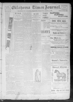 Okahoma Times Journal. (Oklahoma City, Okla. Terr.), Vol. 5, No. 236, Ed. 1 Wednesday, March 21, 1894