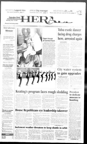 Sapulpa Daily Herald (Sapulpa, Okla.), Vol. 85, No. 135, Ed. 1 Monday, February 19, 2001