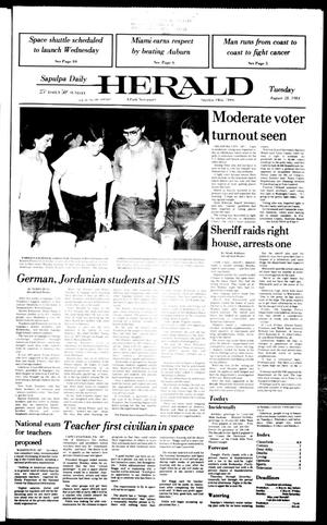 Sapulpa Daily Herald (Sapulpa, Okla.), Vol. 70, No. 299, Ed. 1 Tuesday, August 28, 1984