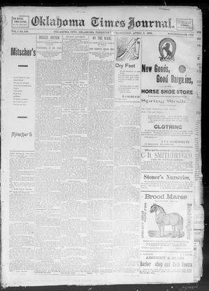 Okahoma Times Journal. (Oklahoma City, Okla. Terr.), Vol. 5, No. 248, Ed. 1 Wednesday, April 4, 1894