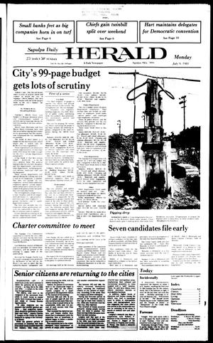 Sapulpa Daily Herald (Sapulpa, Okla.), Vol. 70, No. 256, Ed. 1 Monday, July 9, 1984