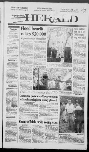 Primary view of object titled 'Sapulpa Daily Herald (Sapulpa, Okla.), Vol. 84, No. 228, Ed. 1 Tuesday, June 6, 2000'.