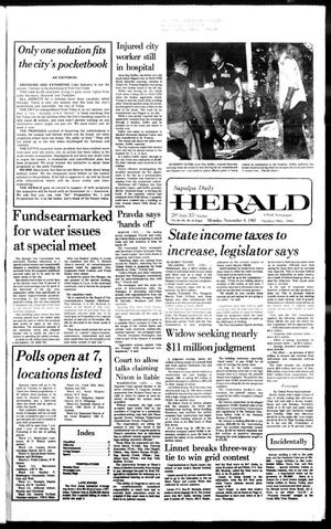 Sapulpa Daily Herald (Sapulpa, Okla.), Vol. 68, No. 49, Ed. 1 Monday, November 9, 1981