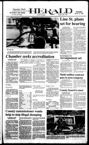 Sapulpa Daily Herald (Sapulpa, Okla.), Vol. 74, No. 167, Ed. 1 Sunday, March 27, 1988